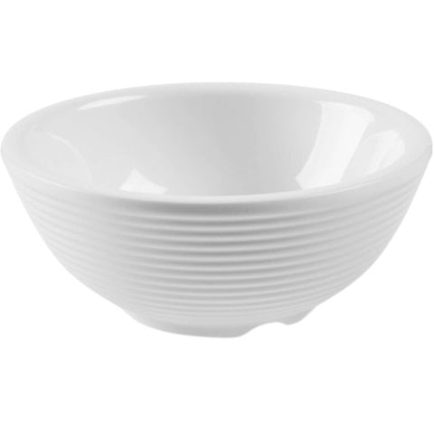 Bowl Melamina 90ml Branco com Relevo Sauce Haus Concept Porta Molhos Shoyo Calda