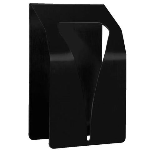 Kit 2 Ganchos Inox Preto 5x8cm Pendurador de Toalha Mini Organize Masutti Copat