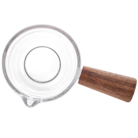 Conjunto 25 Molheiras de Vidro com Cabo de Bambu 50ml Cremeiras para Restaurantes Lyor