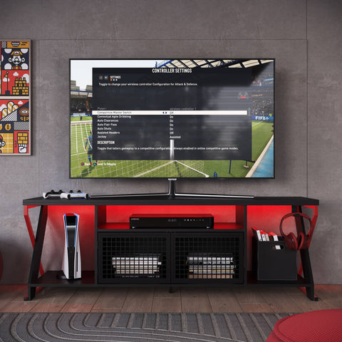 7898270102219_1_84_-_P1033_-_Rack_Gamer_-_Preto_MetalVermelho_-_frontal.jpg