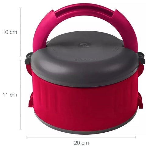 Termoprato Plus 1,5 Litros Soprano Marmita Térmica com Alça Vermelho