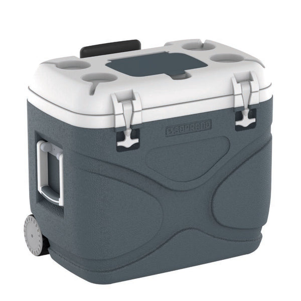 Caixa Térmica Everest 45l Cinza Resistente Bebidas Maior
