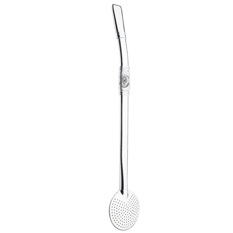 Bomba Para Chimarrão Tereré 25cm Aço Inox Com Rosca Bocal