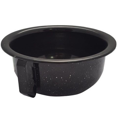 Urinol Pinico Coletor De Urina Aço Carbono Esmaltado 2L Xixi Preto