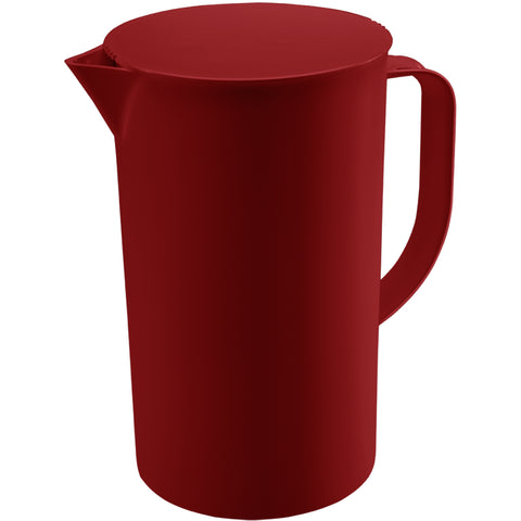 Jarra de Suco 2 litros com Tampa Coza Casual Água Chá Bebida Vermelho Bold
