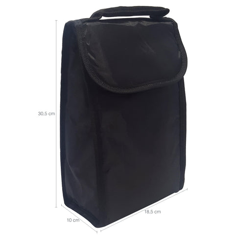 Bolsa Térmica Cooler Lunch 4,2 Litros Compacto Soprano Preto