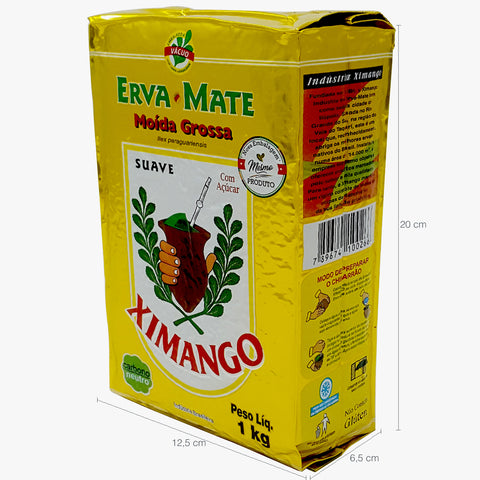 Erva-Mate De Chimarrão Suave Doce 1kg Ximango Moída Grossa