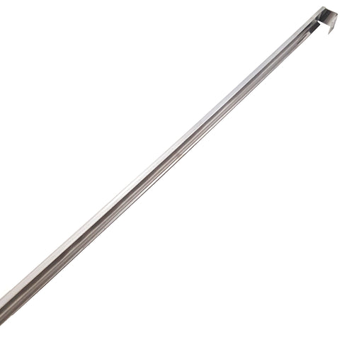 Barra De Inox Para Cozinha 80cm 6 Ganchos Utensílios Encaixe