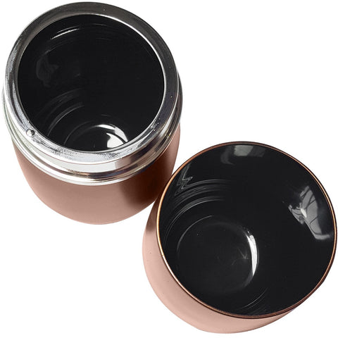 Conjunto Banheiro Belly Saboneteiras Porta Escova Algodão Cobre