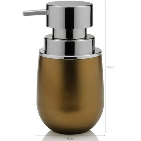 Conjunto Banheiro Belly Saboneteiras Porta Escova Algodão Dourado