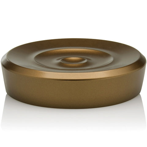 Conjunto Banheiro Belly Saboneteiras Porta Escova Algodão Dourado