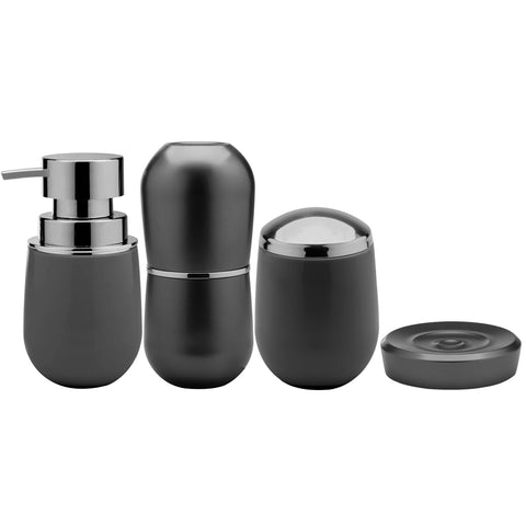 Conjunto Banheiro Belly Saboneteiras Porta Escova Algodão