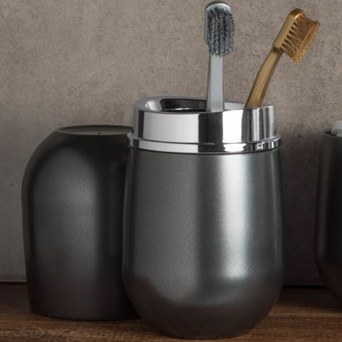 Conjunto Banheiro Belly Saboneteiras Porta Escova Algodão