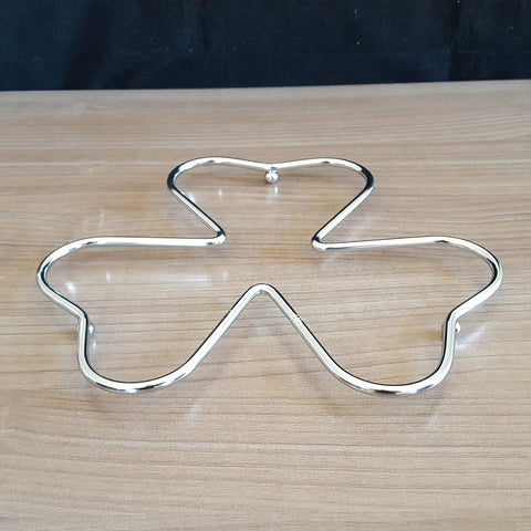 Conjunto De 6 Suportes Descanso De Panelas Trevo Aço Cromado