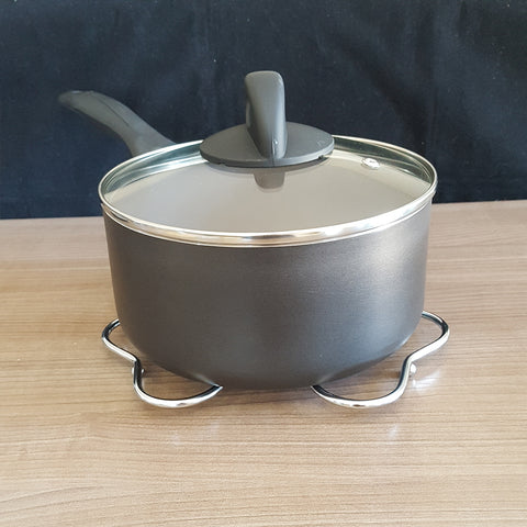 Conjunto De 6 Suportes Descanso De Panelas Trevo Aço Cromado