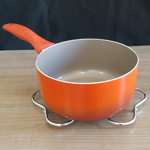 Conjunto De 6 Suportes Descanso De Panelas Trevo Aço Cromado