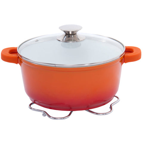 Conjunto De 6 Suportes Descanso De Panelas Trevo Aço Cromado