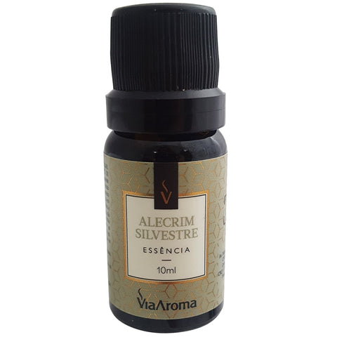 Kit 10 Essências De Aromatizador Via Aroma Aromaterapia 10ml Alecrim Silvestre