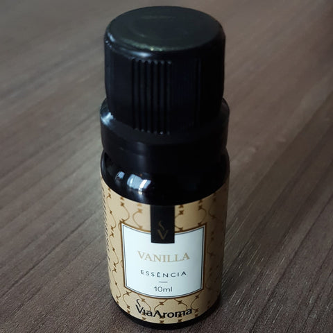 Kit 10 Essências De Aromatizador Vanilla Via Aroma Aromaterapia 10ml