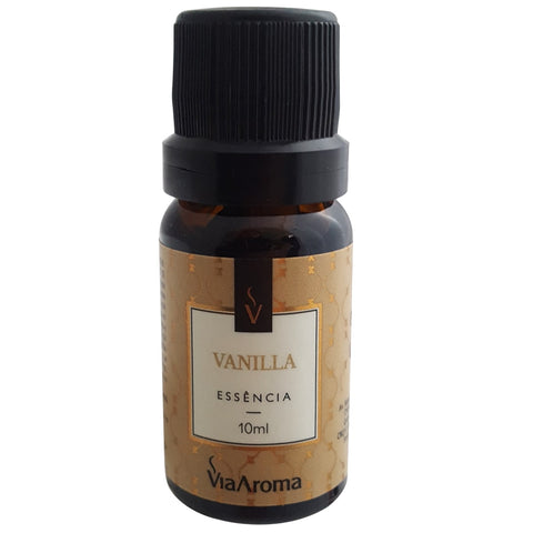 Kit 10 Essências De Aromatizador Vanilla Via Aroma Aromaterapia 10ml