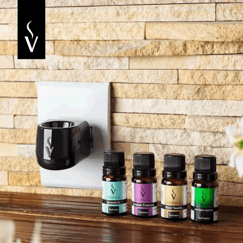 Kit 2 Essências Via Aroma Aromatizador Elétrico Plástico