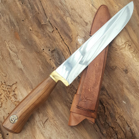 Faca Para Churrasco Rodeio 8" Cutelaria Artesanal Aço Inox