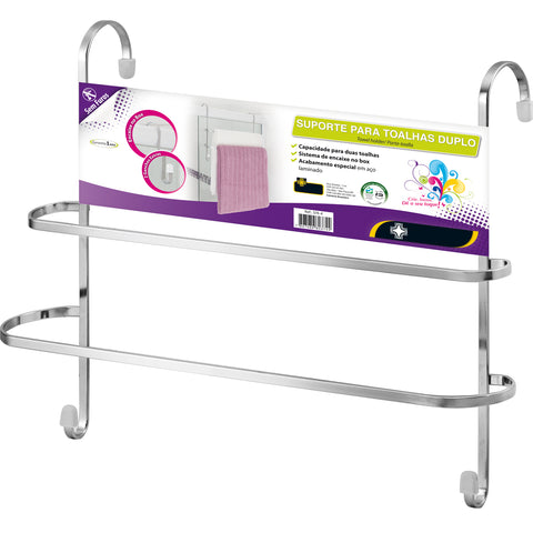 Toalheiro Suporte Shampoo Box E Toalheiro Bancada Banheiro