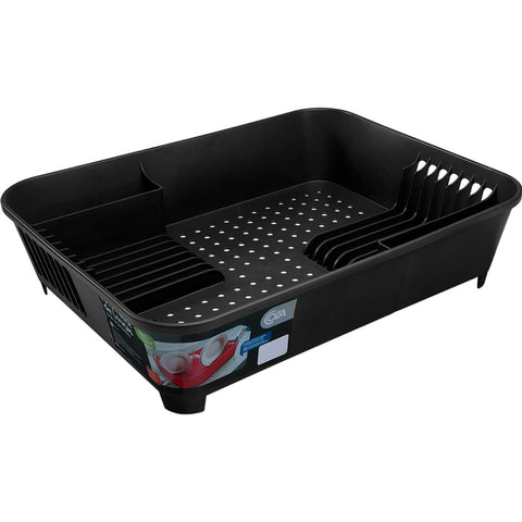 Escorredor De Louças Coza Aberturas Porta Talheres Cozinha Preto