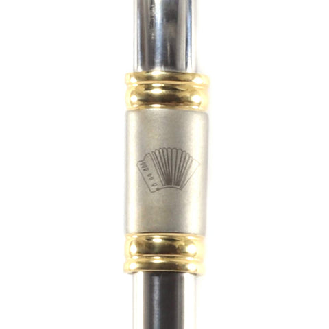 Bomba De Chimarrão Aço Inox Banho Ouro 18k Desenho Gaita