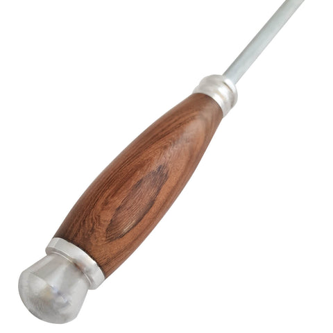 Chaira Rodeio Amolador Para Facas 8" Afiador Doméstico Aço Inox