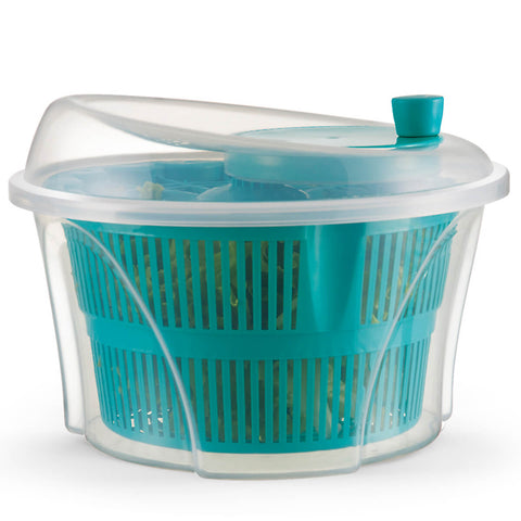 Secador de Salada Centrifuga Manual Seca Verduras e Vegetais Arthi Azul Tiffany