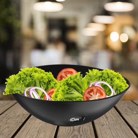 6 Saladeiras Coza Tigela Cozinha Saladeira Plastico Saladas Preto
