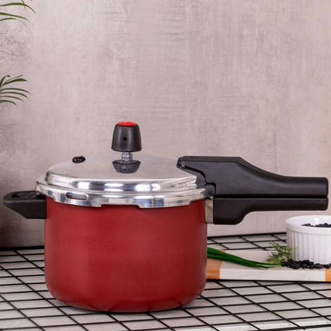 Panela De Pressão Antiaderente Multiflon Quartzo 4,5l Vermelho