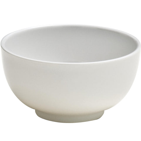 12 Tigelas Bowl Melamina 450ml Pote Cereal Fundo Cumbuca Branca Haus