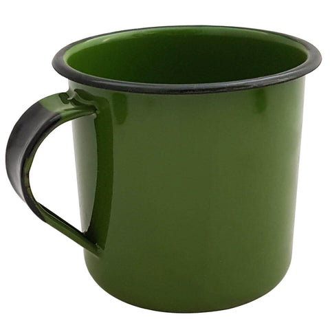 Jogo 6 Xícaras Café Caneca Esmaltada 400ml Caneca de Agata Verde