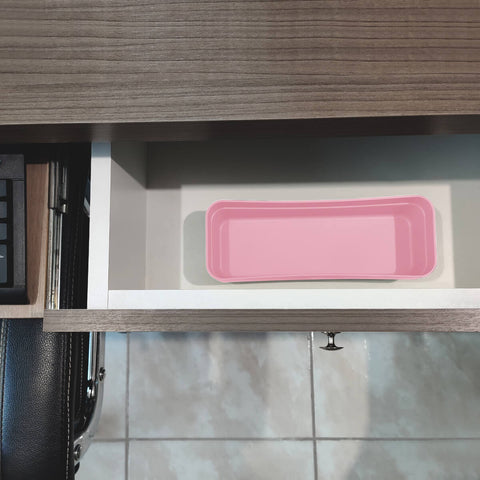 Organizador De Gavetas Porta Lápis Organizador Multiuso Make Rosa Quartzo