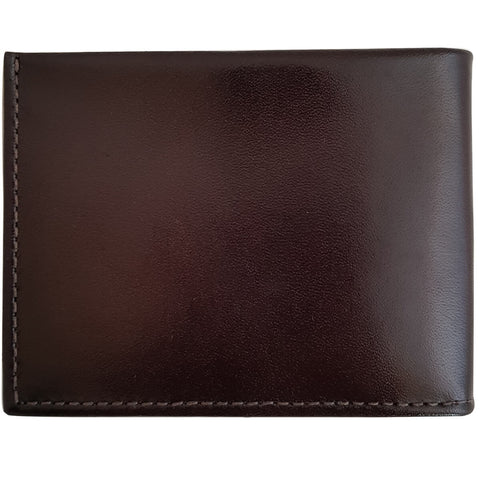 Carteira Masculina de Couro Pequena Porta Cartões Cédulas e Documentos Fasolo Café