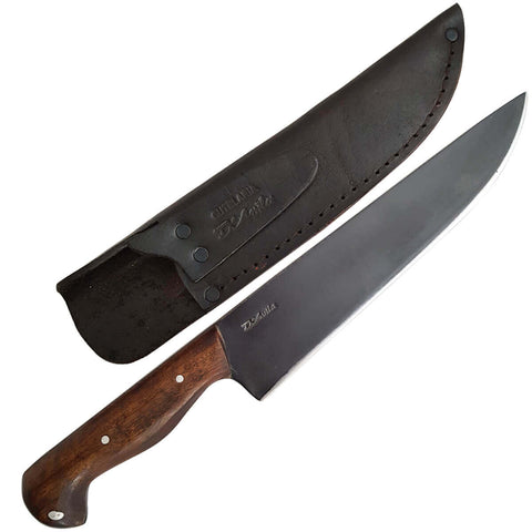 Faca Picanheira Davila Larga 8' Aço Carbono 5160 Fosfatizado Monobloco 4mm