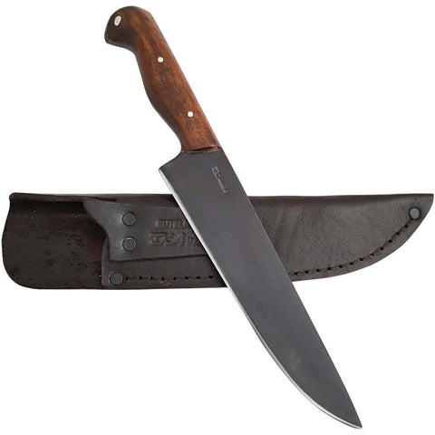 Faca Picanheira Davila Larga 8' Aço Carbono 5160 Fosfatizado Monobloco 4mm