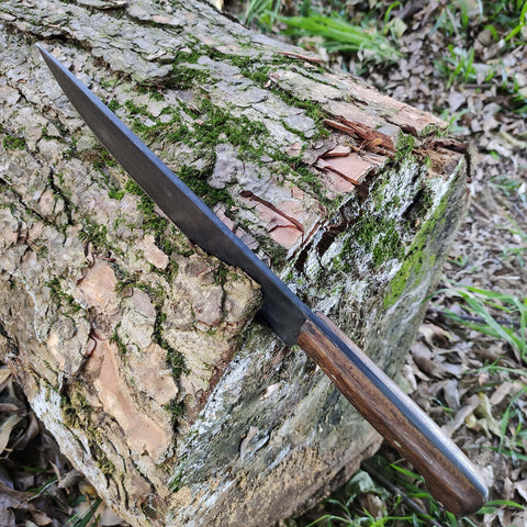 Faca Picanheira Davila Larga 8' Aço Carbono 5160 Fosfatizado Monobloco 4mm