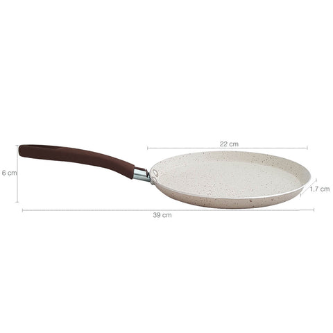 Panquequeira Antiaderente Tapioqueira Frigideira Brinox Ceramic Vanilla