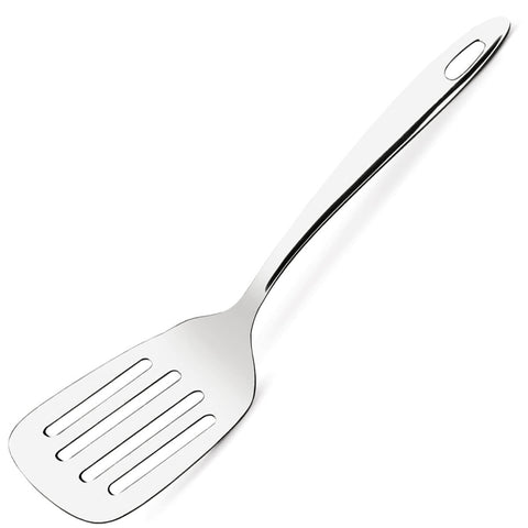 Espátula De Inox Para Cozinha Espatula Perfurada Culinária Brinox