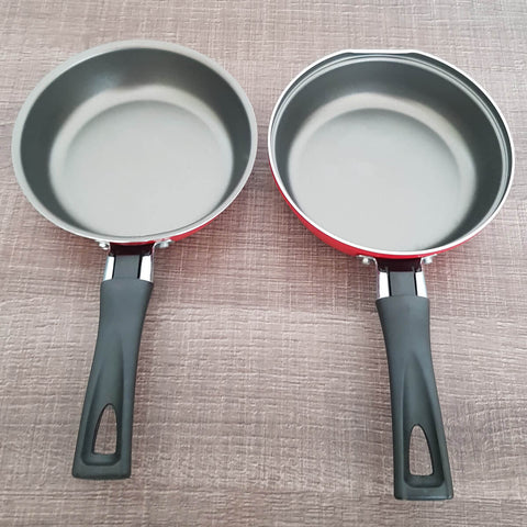 Omeleteira Frigideira Dupla Para Omelete Antiaderente Vermelha Brinox Garlic