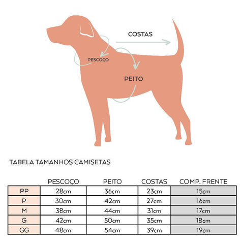 Camiseta Para Cachorro Camisa Pet Roupa Proteção Solar Dog Tamanho P