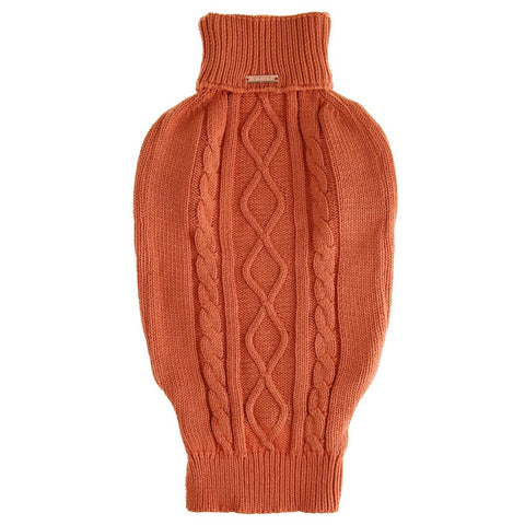 Malha Para Cachorro Roupa De Frio Grife Suéter Pet Crochê Laranja