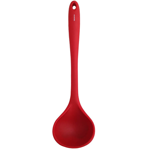 Concha de Silicone Para Cozinha Utensílio Cozinha Silicone Concha Vermelha Brinox