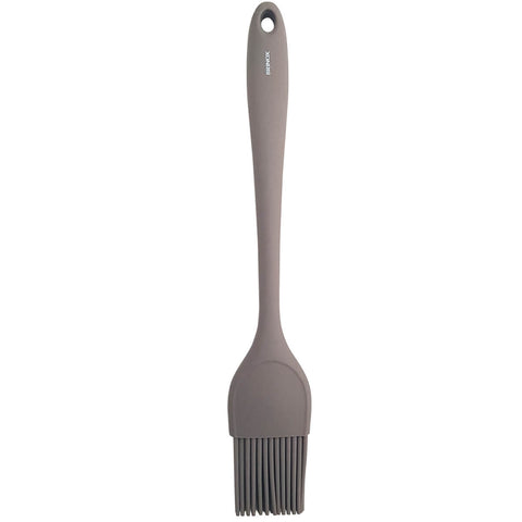 Pincel Silicone Cozinha Culinário Para Untar Forma Brinox Cinza