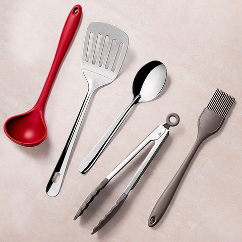 Pincel Silicone Cozinha Culinário Para Untar Forma Brinox Cinza