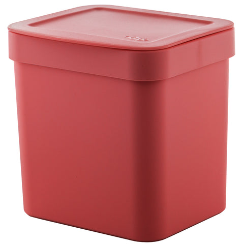 Lixeira De Pia Trium 4,7l Casa Lixeira de Cozinha Lixeira Vermelha Cesto de Lixo