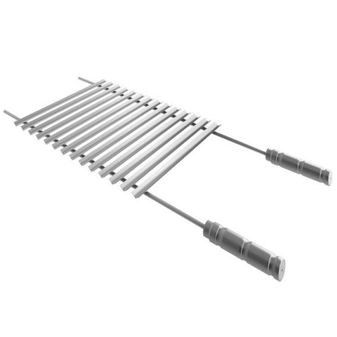 Grelha de Parrilla Argentina para Churrasqueira Inox 34,5cm Plana Profissional